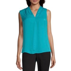 Women's Cooper & Ella Turquoise Sleeveless Top - Size Medium